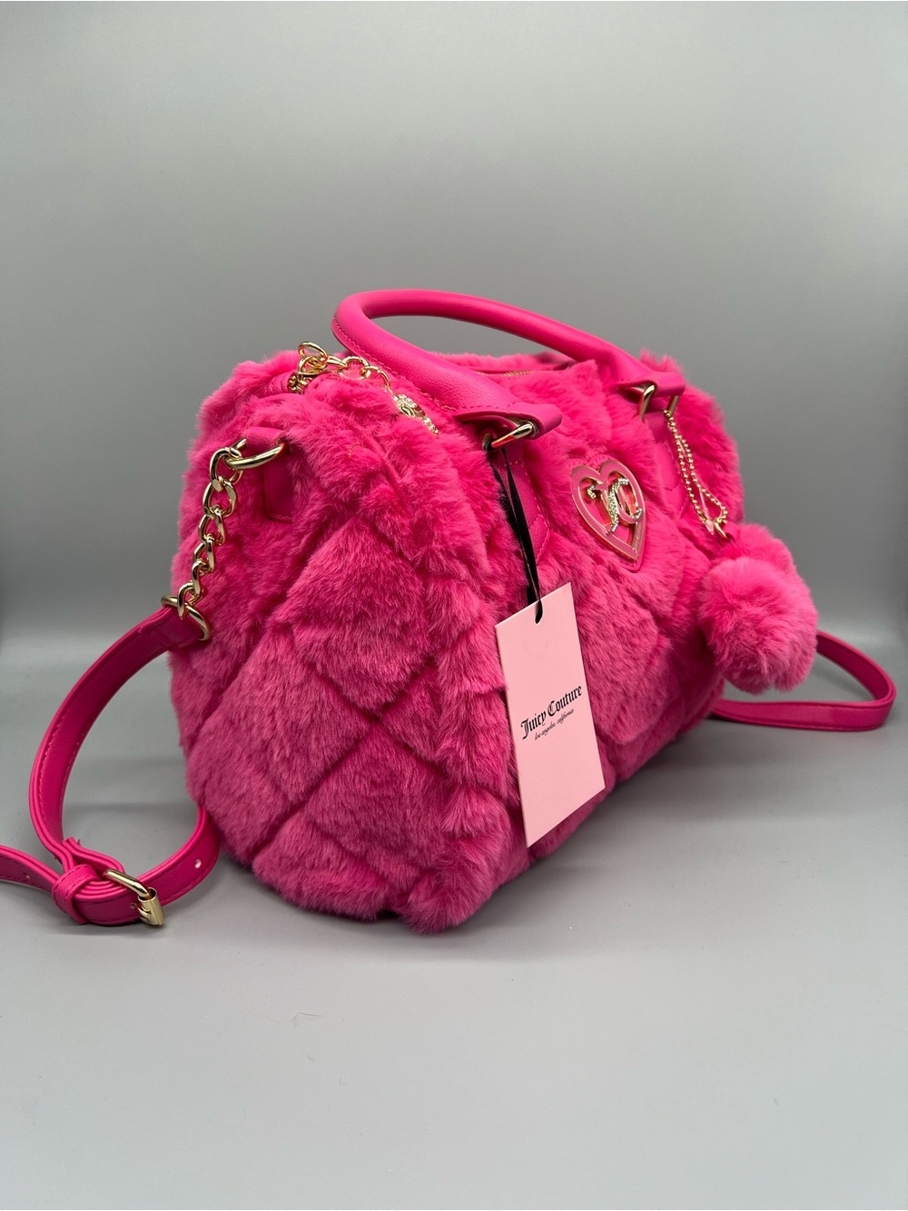 Juicy couture let’s get cozy satchel purse - Picture 3 of 12